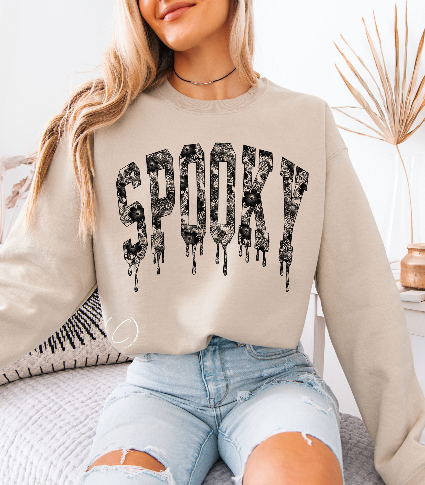 Spooky Lace Sweatshirt