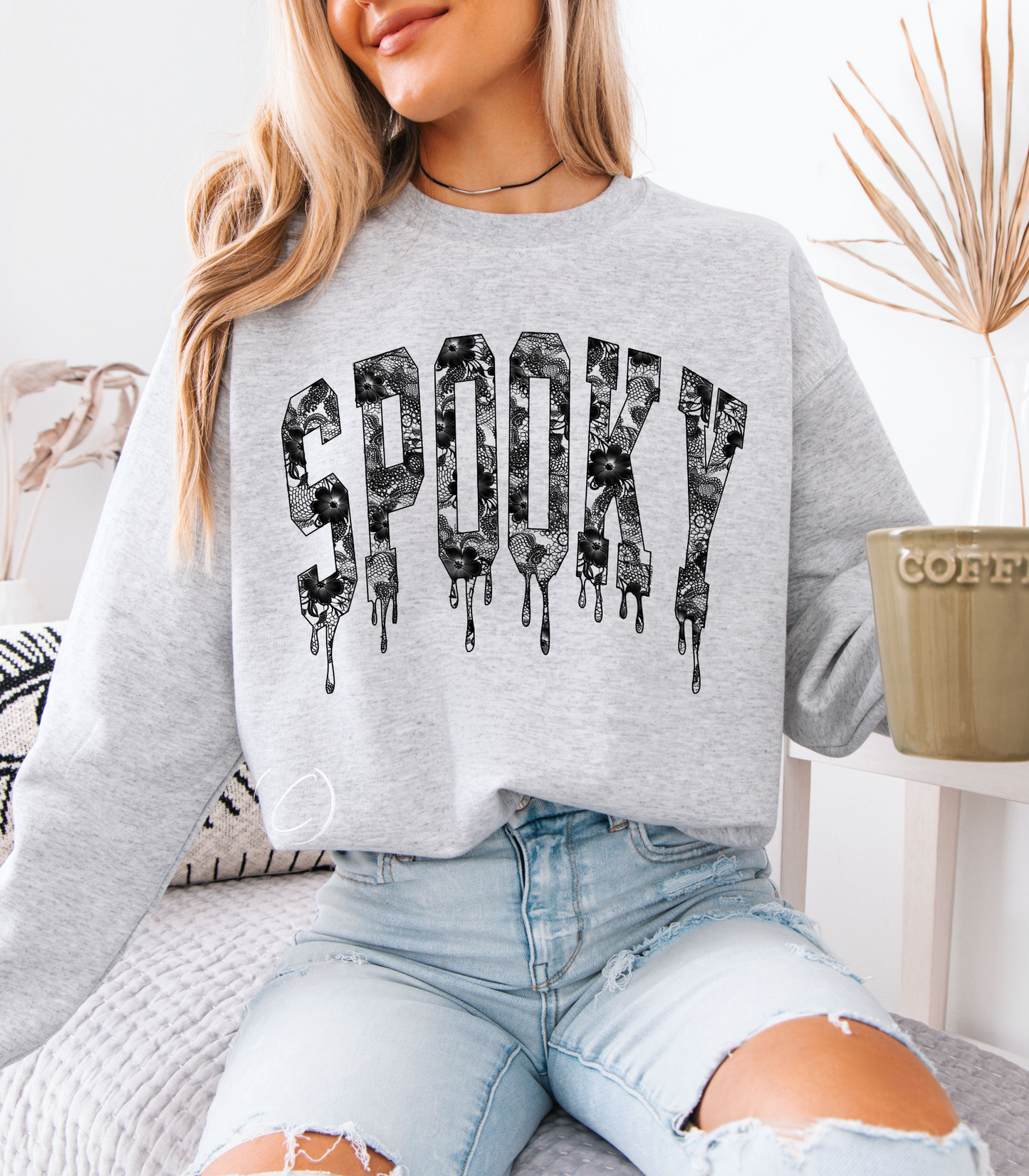 Spooky Lace Sweatshirt