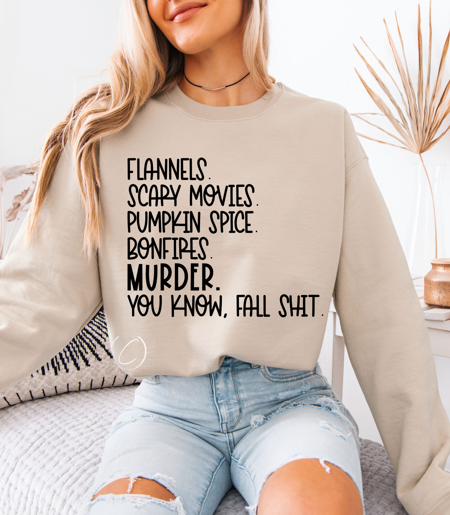 Flannels Scary Movies Sweatshirt