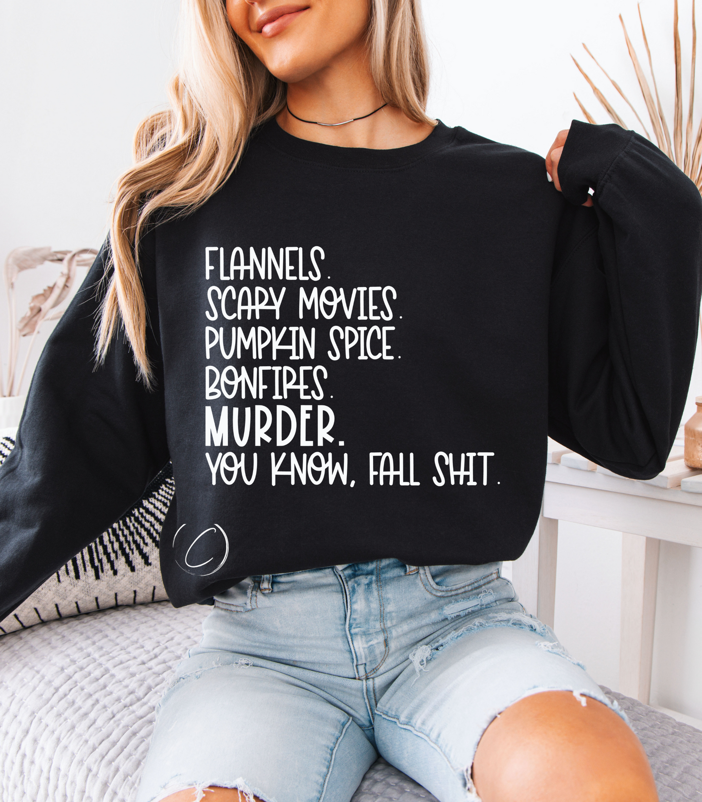 Flannels Scary Movies Sweatshirt