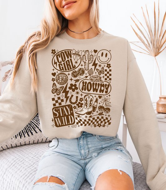 Stay Wild Cowgirl Sweatshirt
