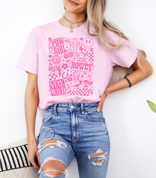 Stay Wild Cowgirl Graphic Tee
