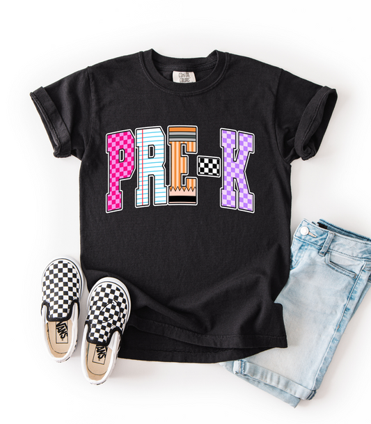 Pre-K Youth Grade School Graphic Tee