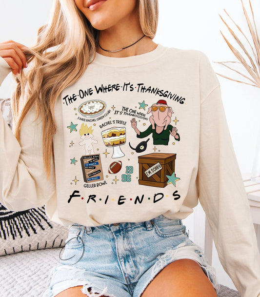 Where It's Thanksgiving Long Sleeve Graphic Tee