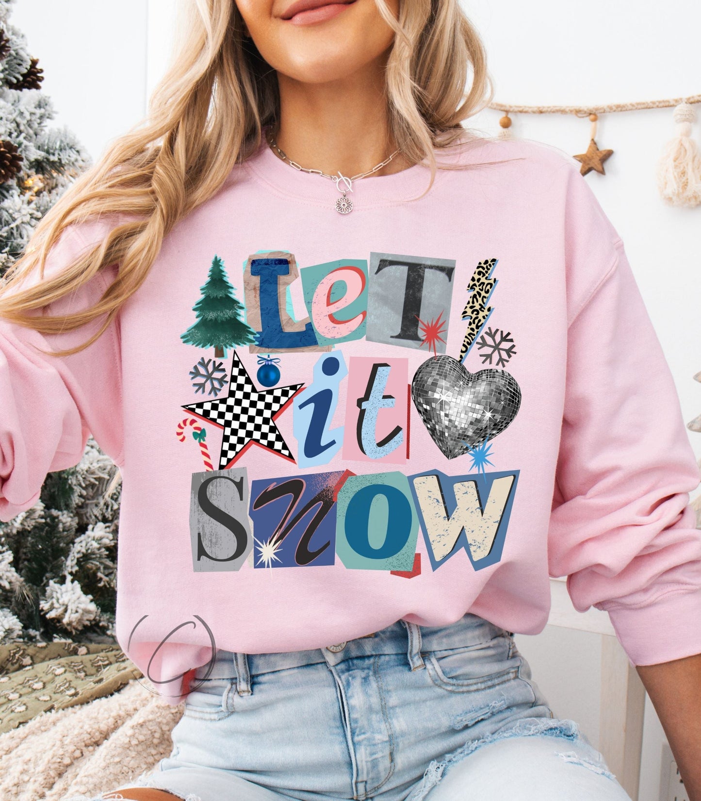 Retro Let It Snow Sweatshirt
