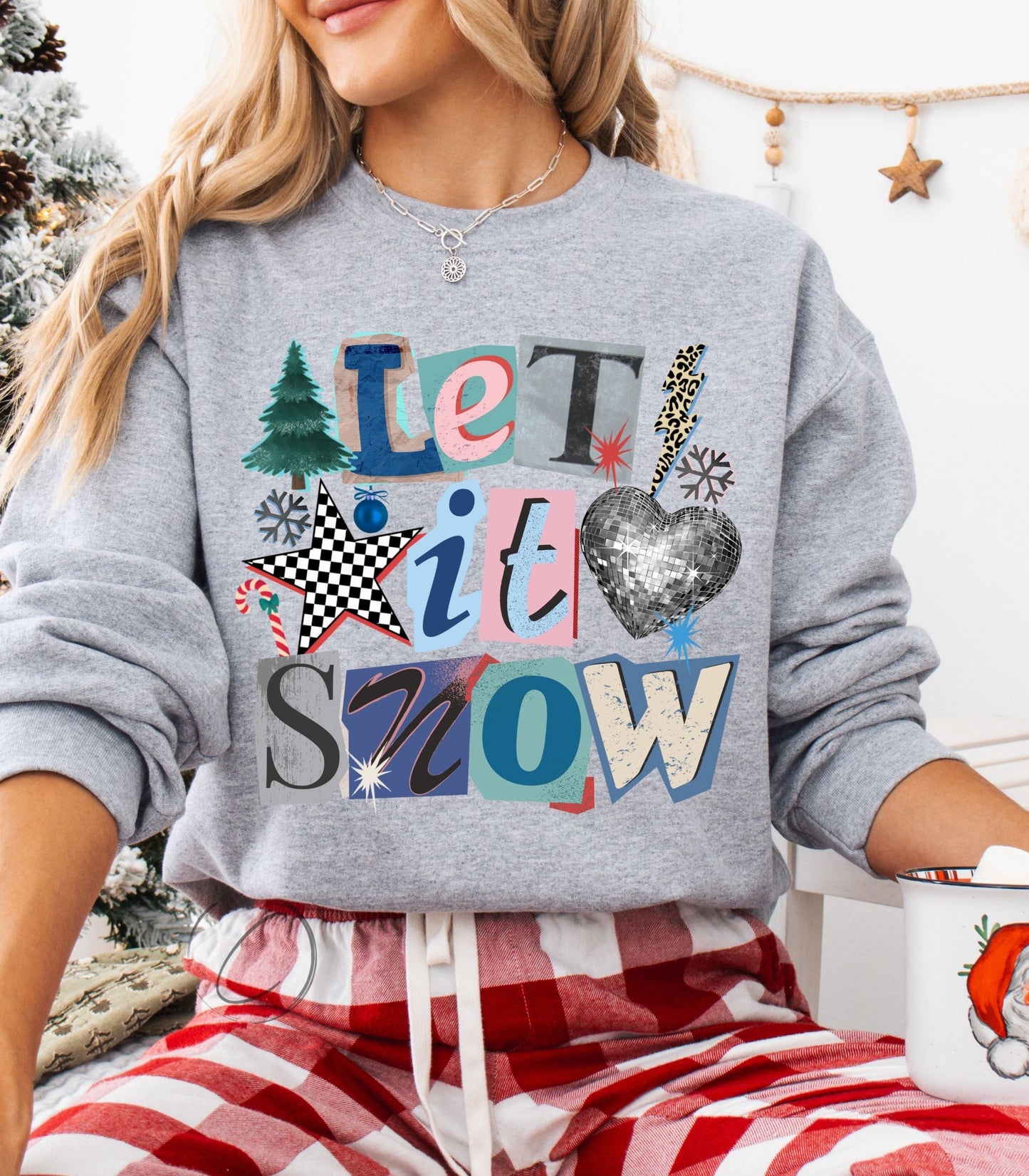 Retro Let It Snow Sweatshirt