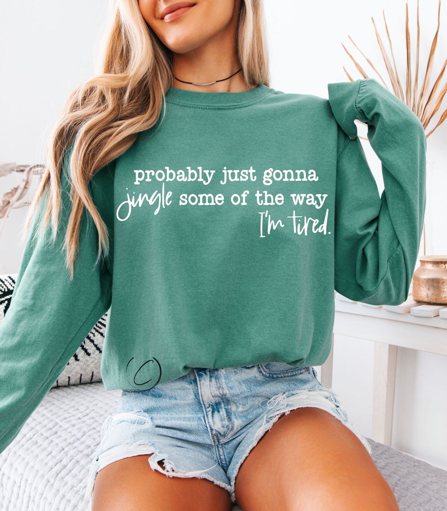 Probably Just Gonna Jingle Long Sleeve Graphic Tee