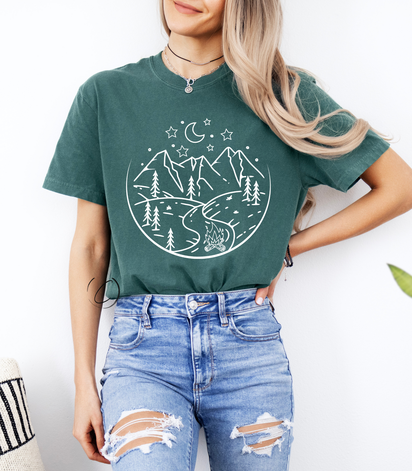 Mountain Scene Graphic Tee