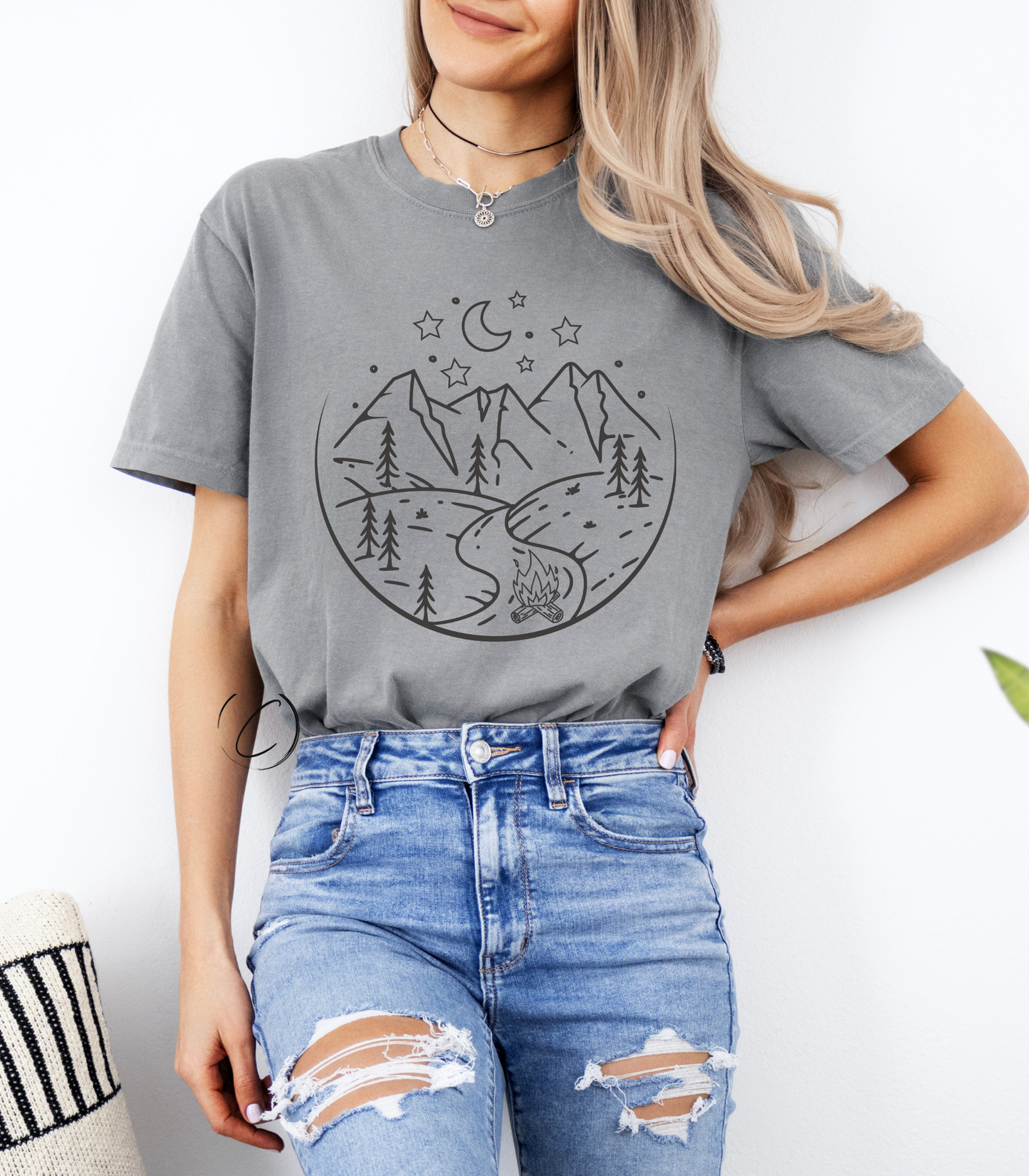 Mountain Scene Graphic Tee