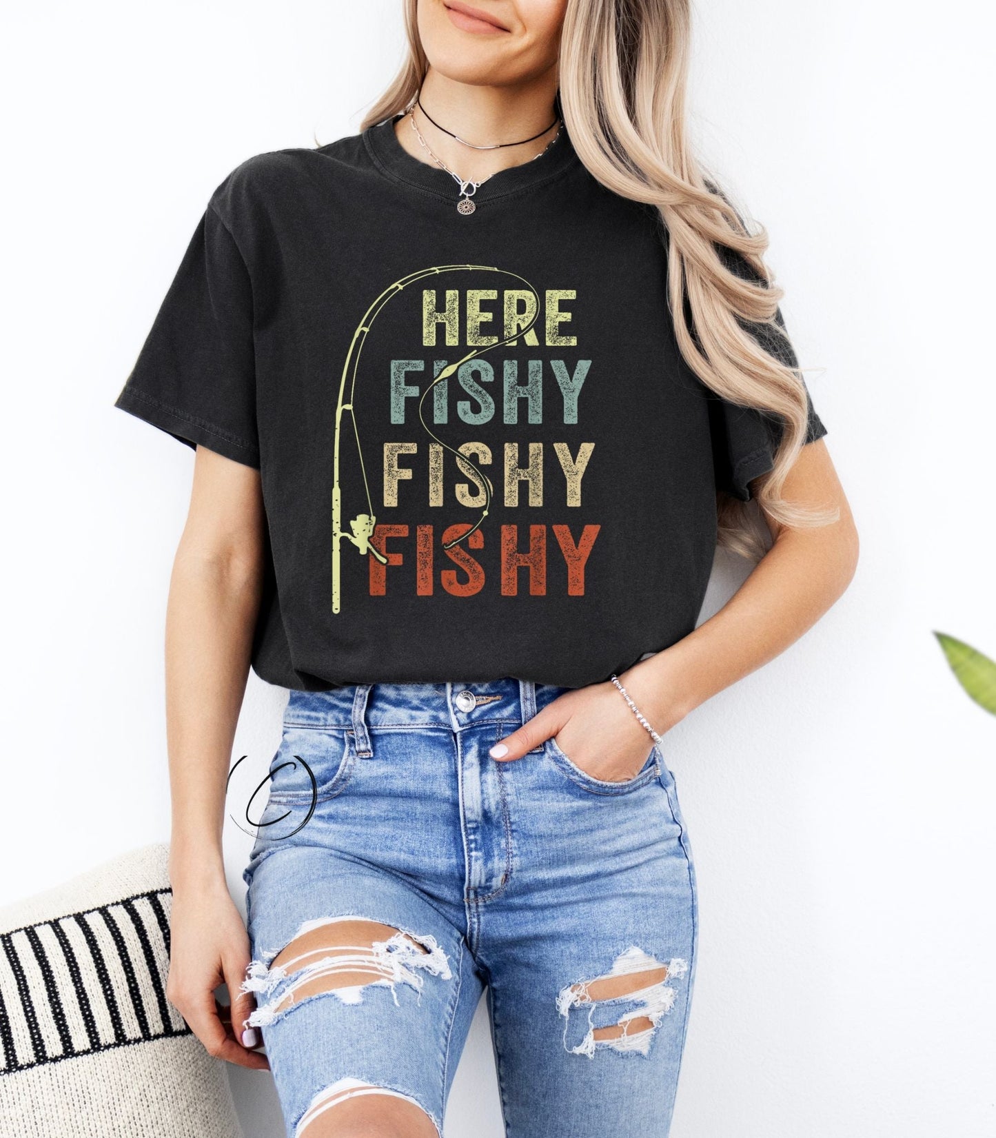 Here Fishy Fishy Graphic Tee
