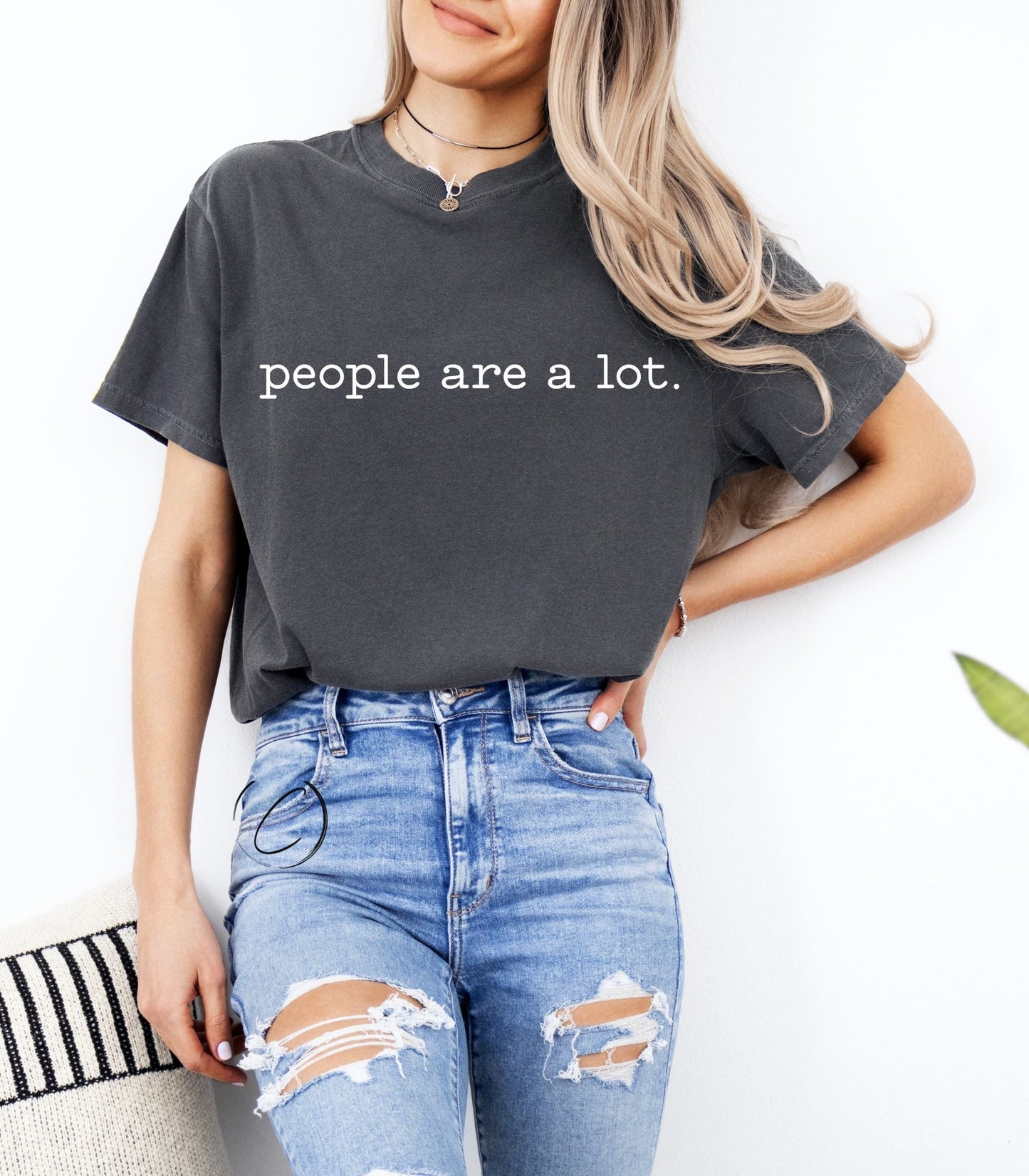 People Are A lot Graphic Tee