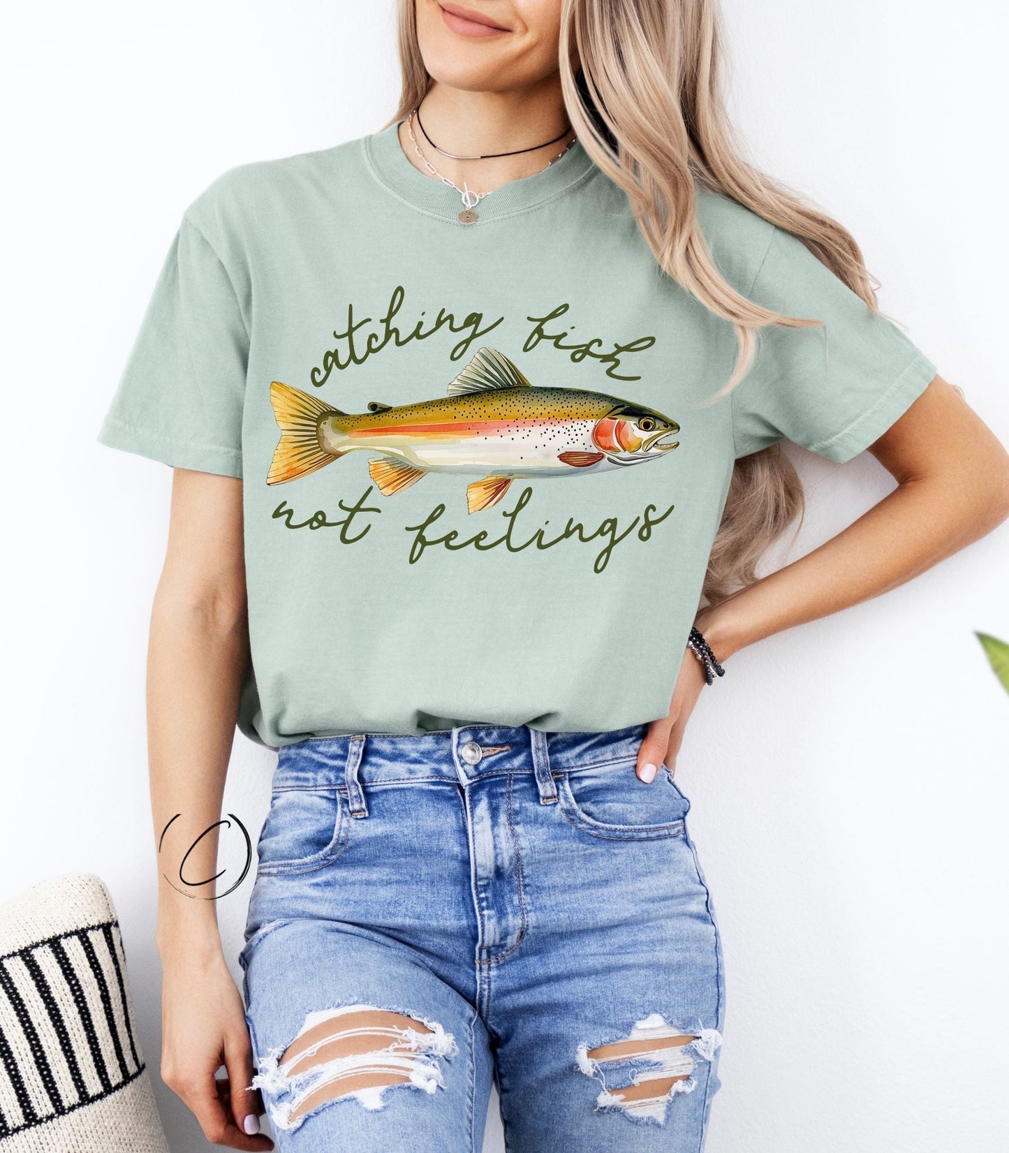 Catch Fish, Not Feelings Graphic Tee