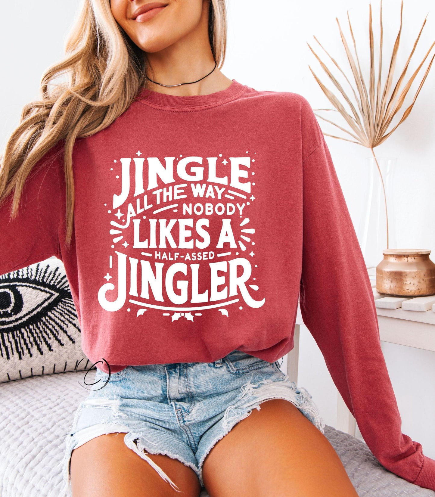 Half-Assed Jingler Long Sleeve Graphic Tee