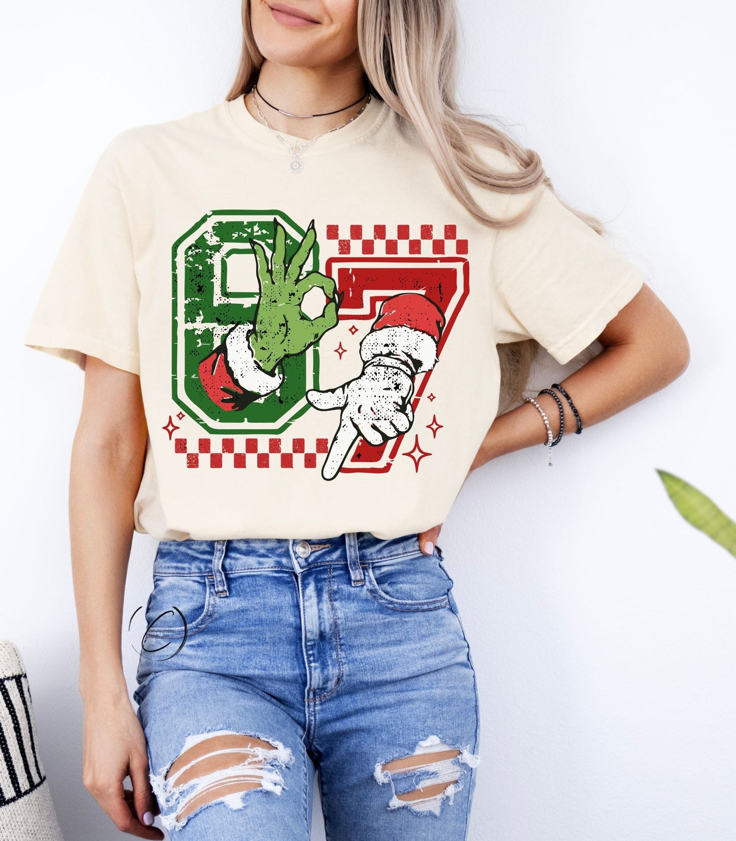 Festive 6 7 Graphic Tee