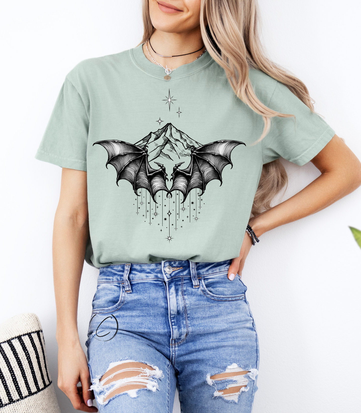 Bat Wings Mountain Graphic Tee