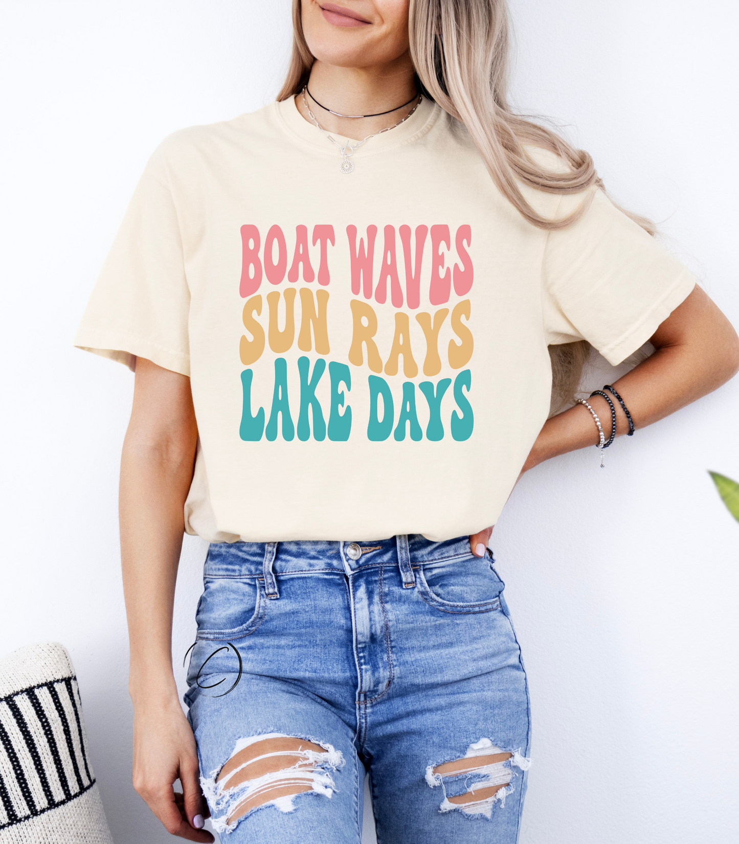 Boat Waves Graphic Tee