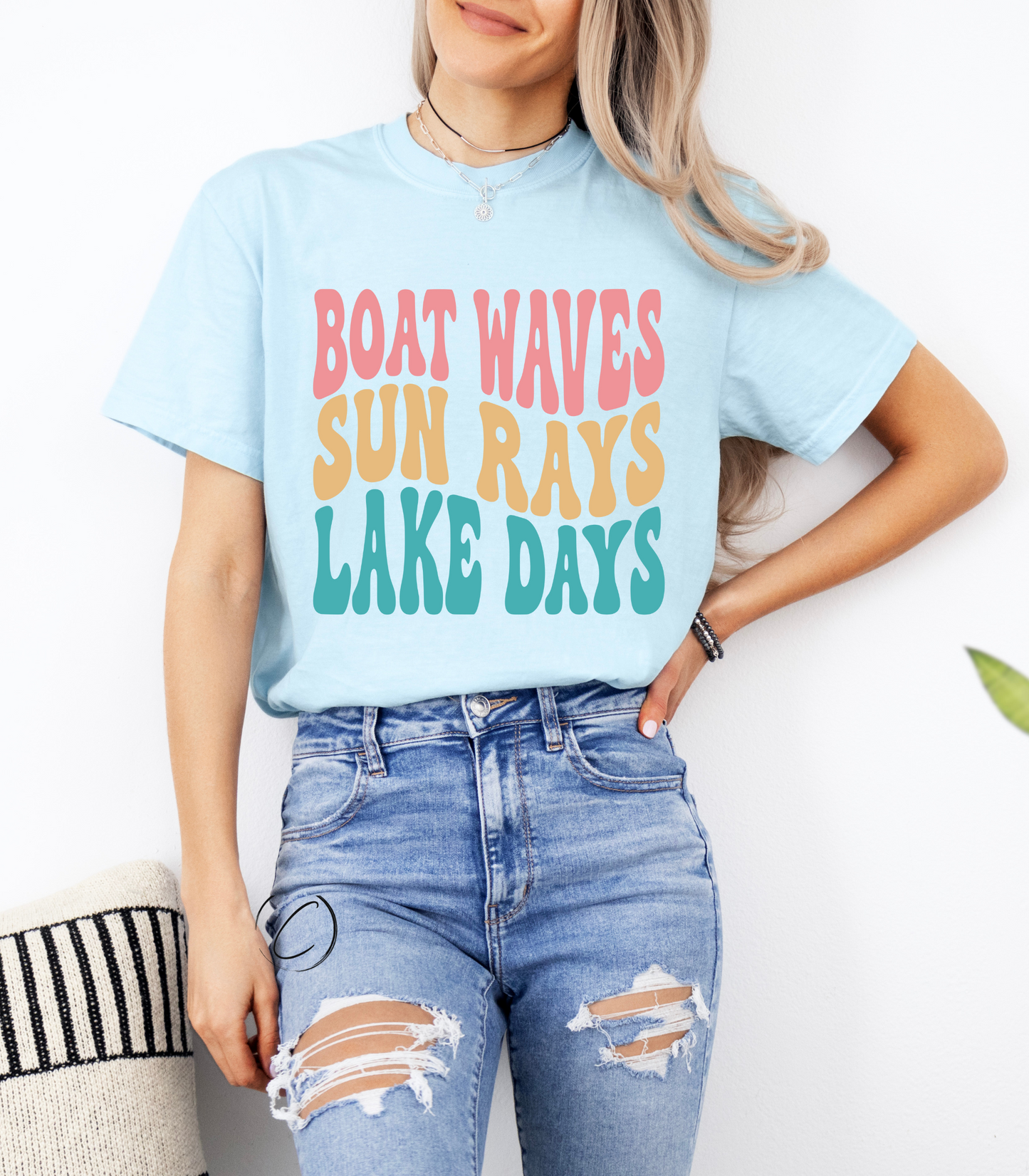 Boat Waves Graphic Tee
