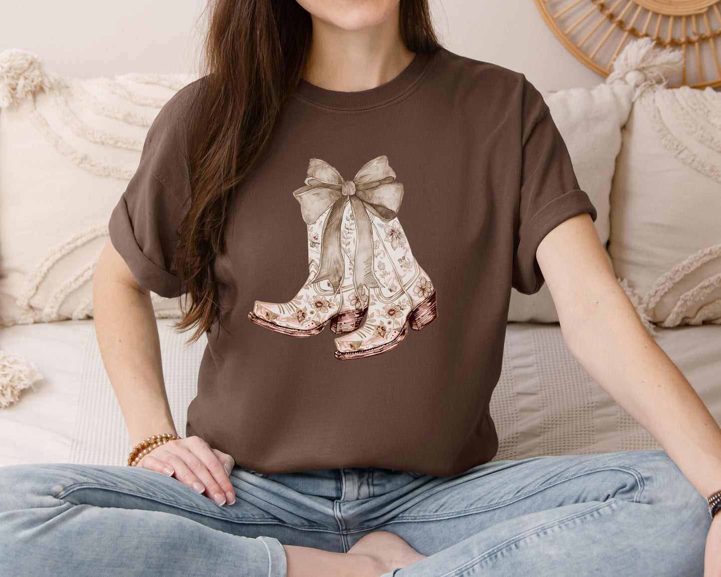 Coquette Bow & Boots Graphic Tee