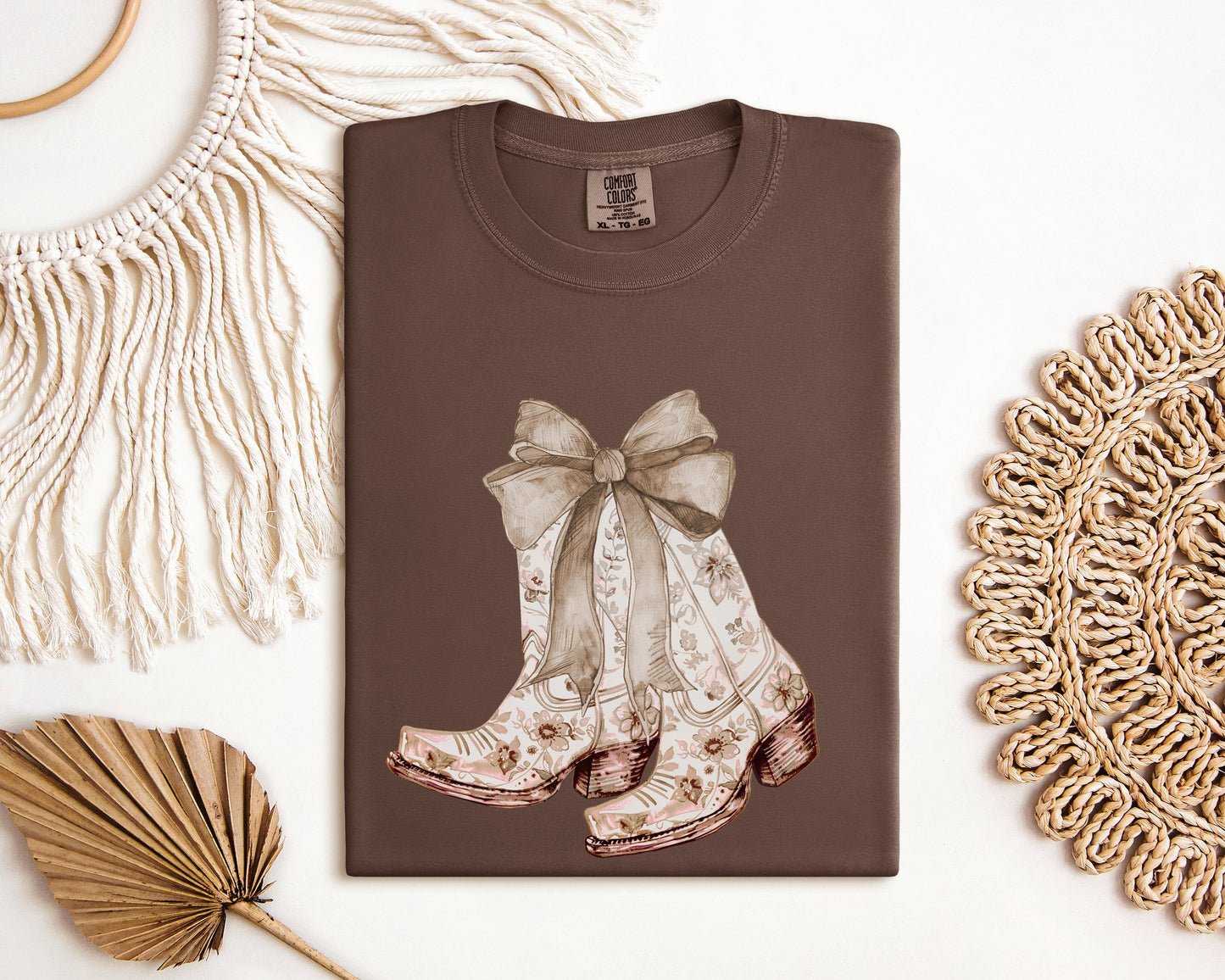 Coquette Bow & Boots Graphic Tee