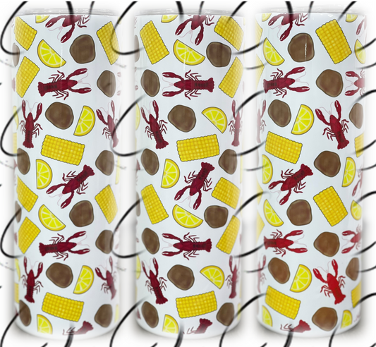 Crawfish Boil 20oz Skinny Tumbler