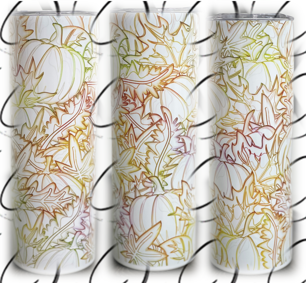 Crisp Fall 20oz Skinny Tumbler