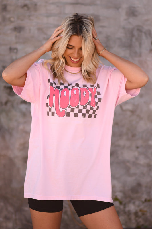 Moody Checkered Tee