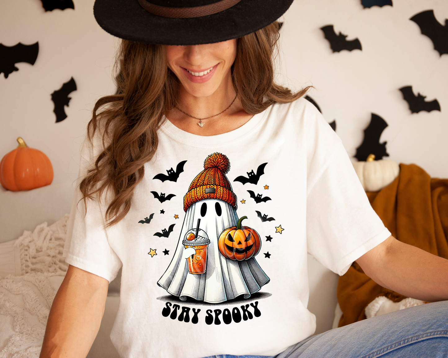 Stay Spoky Ghost Coffee - Tee