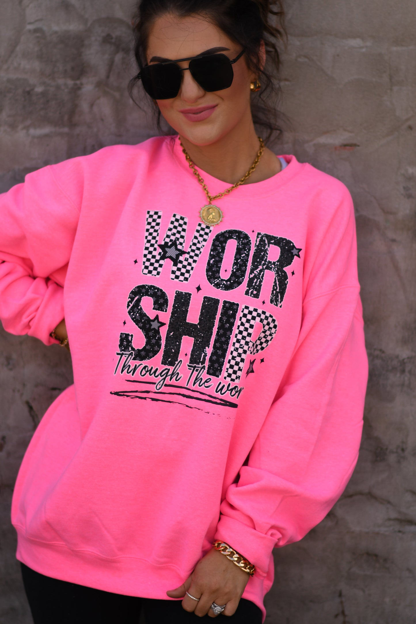 Worship Through The Worry Sweatshirt
