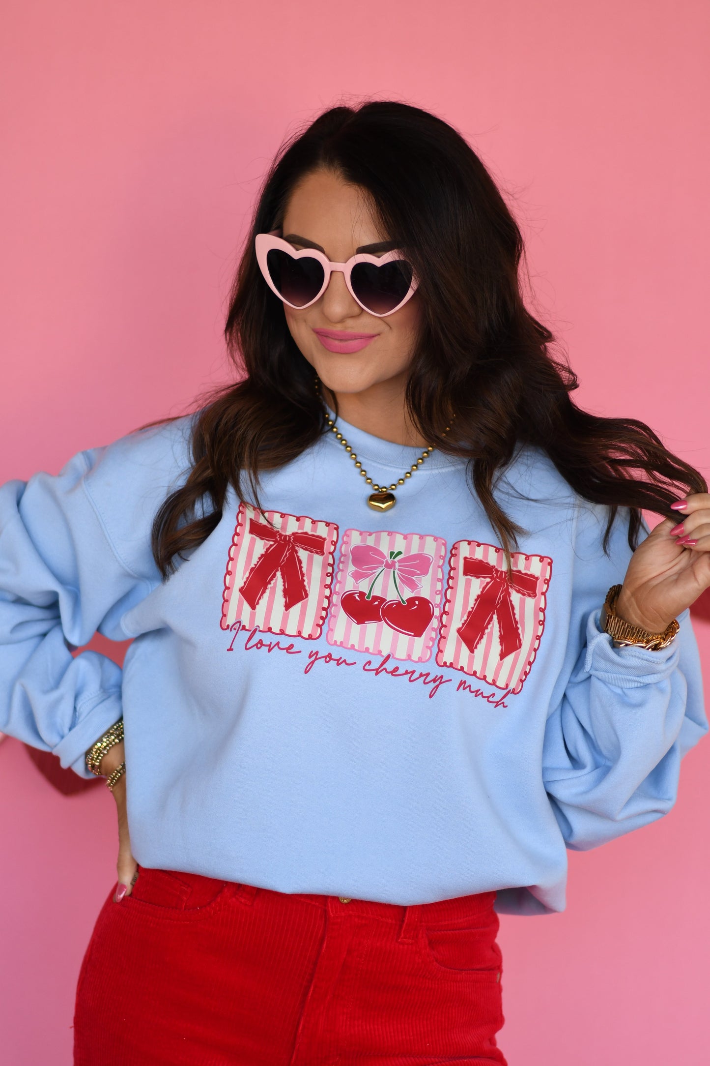 I Love You Cherry Much Sweathshirt