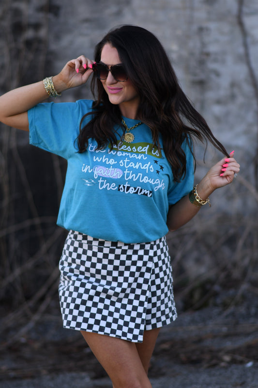 Blessed Is The Woman Who Stands In Faith Through The Storm