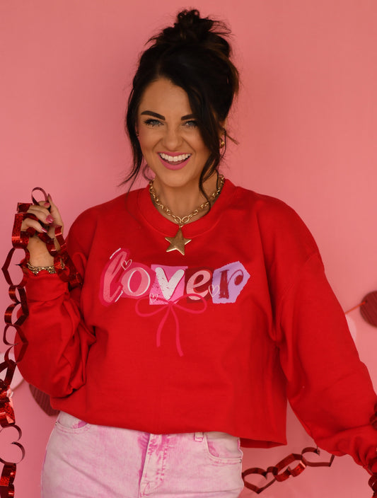 Lover Sticker Sweatshirt