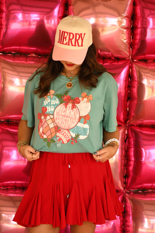 Retro Christmas Ornaments Tee/Long Sleeve
