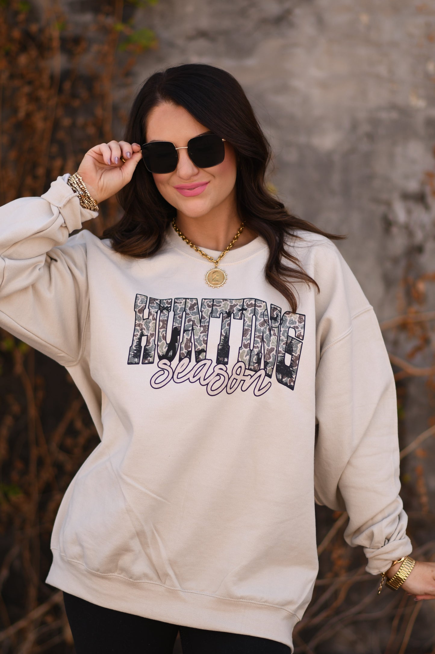 Hunting Season Camo Tee / Sweatshirt