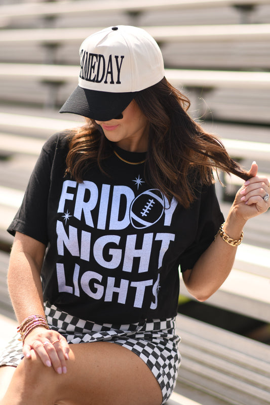 **SALE** RTS Friday Nights Lights Glitter Tee