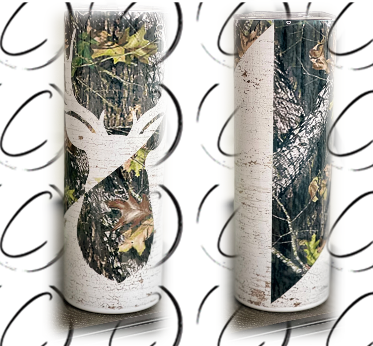 Deer Hunter 20oz Skinny Tumbler