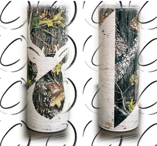 Deer Hunter 20oz Skinny Tumbler