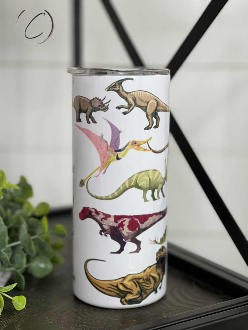 Dino's 15oz Kids Skinny Tumbler