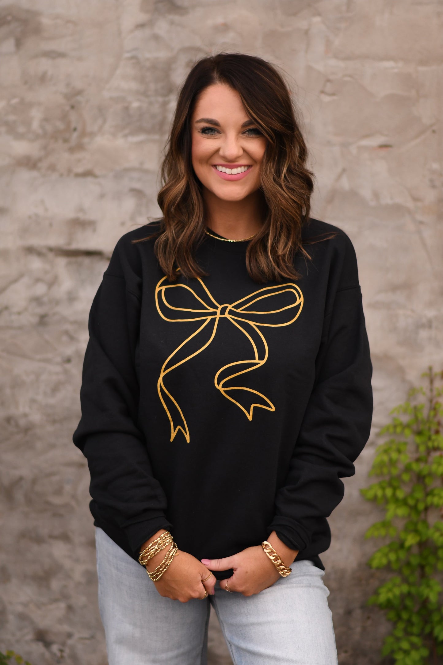 RTS Gold Bow Sweatshirt