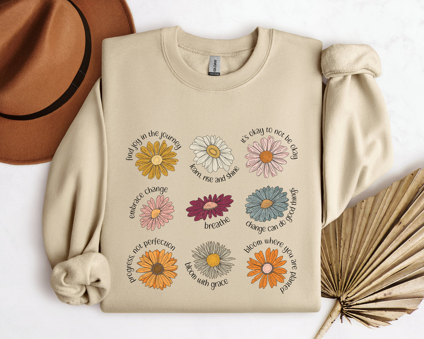 Inspirational Wild Flowers Sweatshirt
