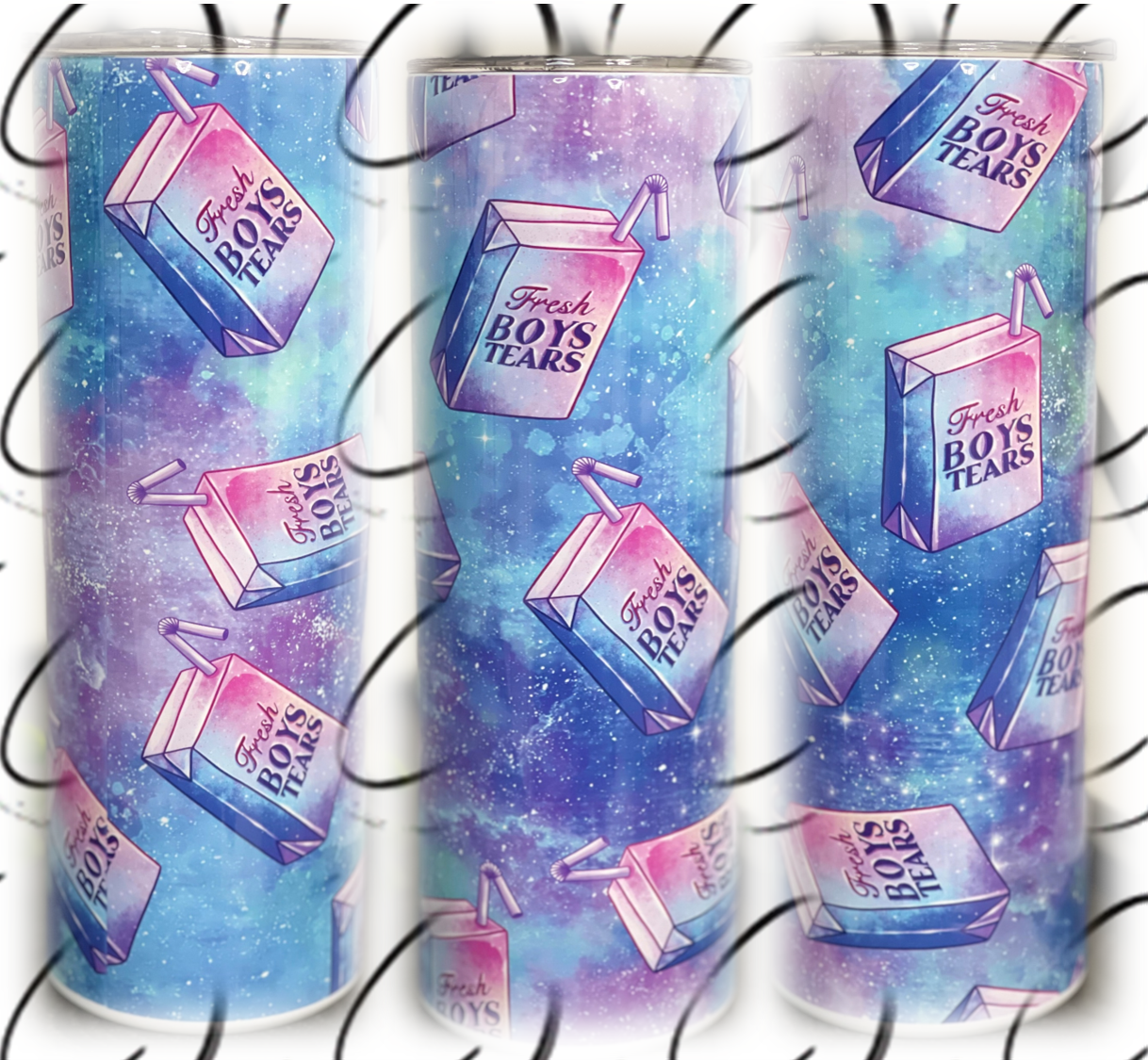 Fresh Boys Tears 20oz Skinny Tumbler