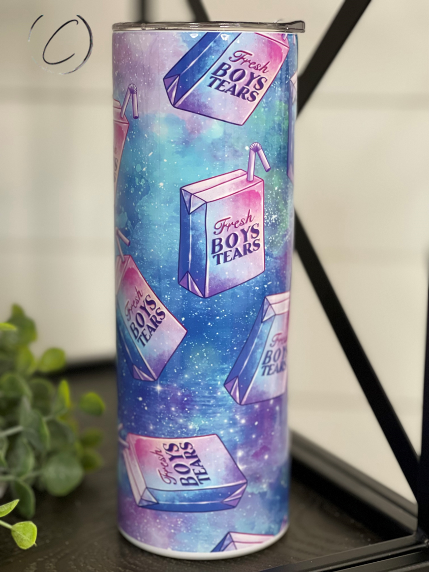 Fresh Boys Tears 20oz Skinny Tumbler