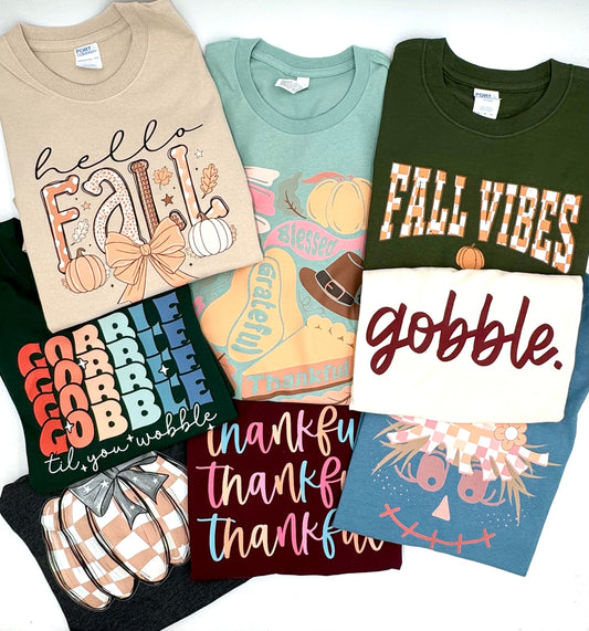 Fall/Thanksgiving Mystery Tees