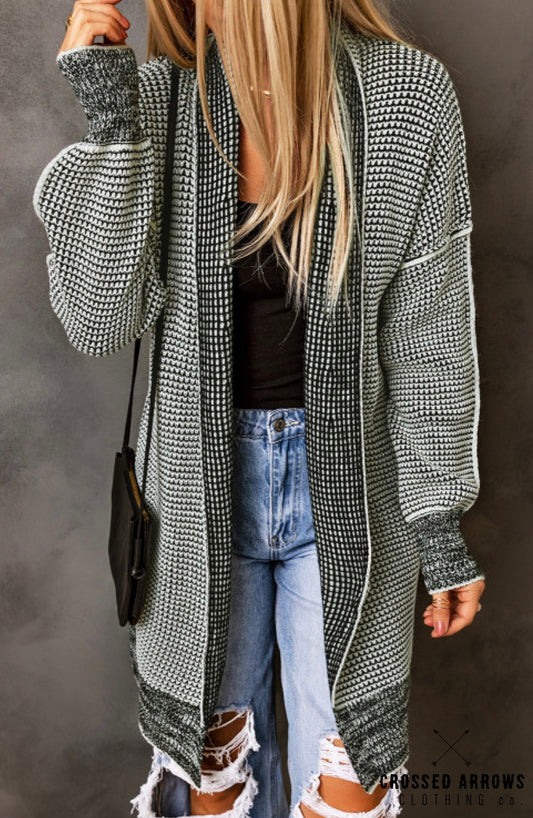 Grey cardigan