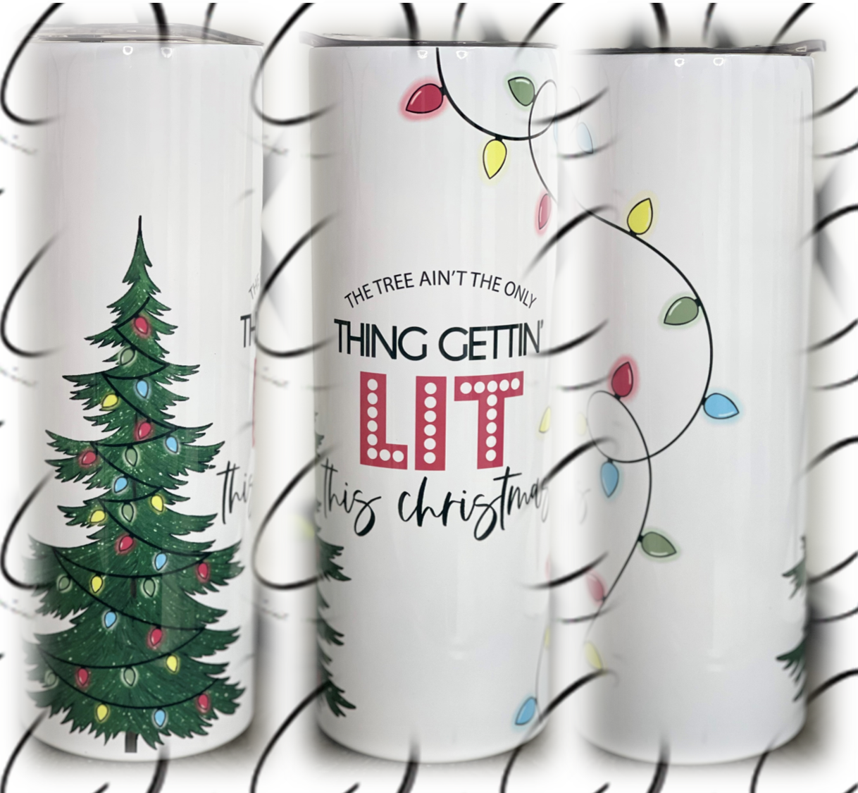 Gettin' Lit 20oz Skinny Tumbler