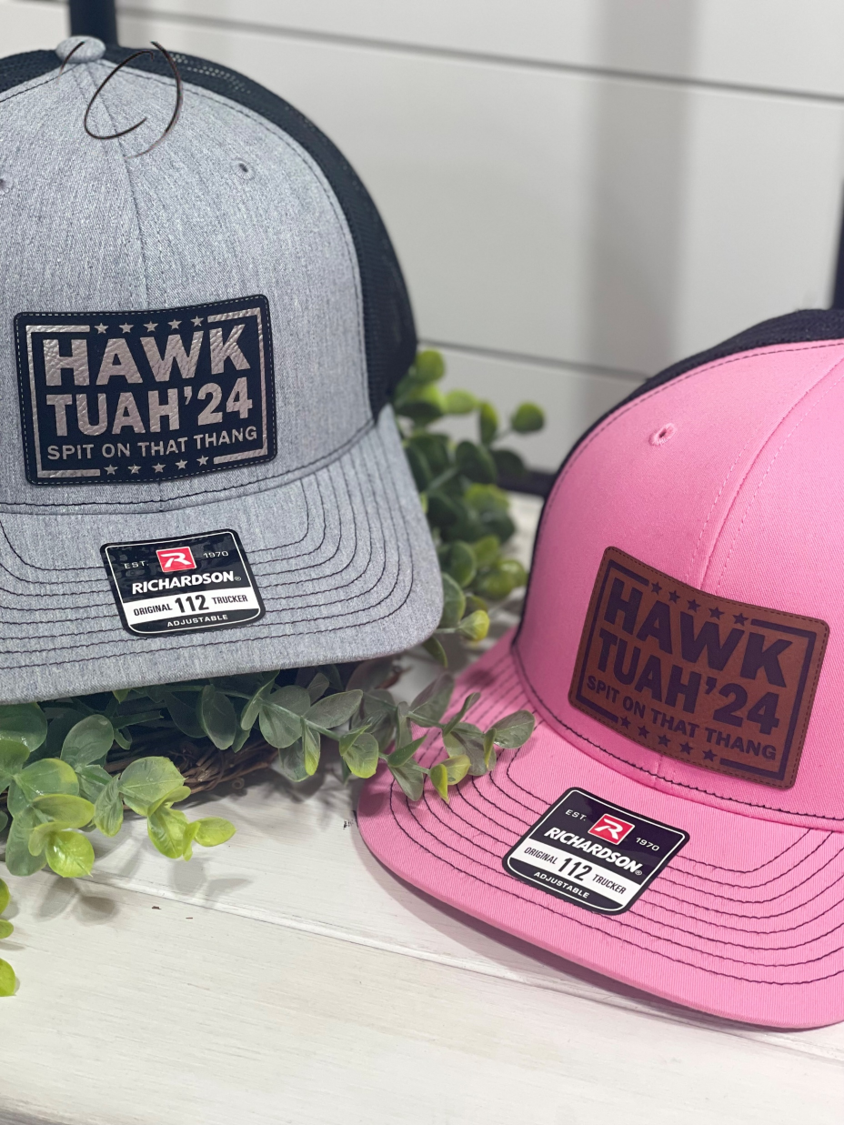 Adult Hawk Tuah 2024 Patch Snapback Hat