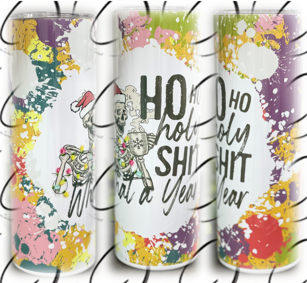 Ho, Ho, Holy S*** 20oz Skinny Tumbler