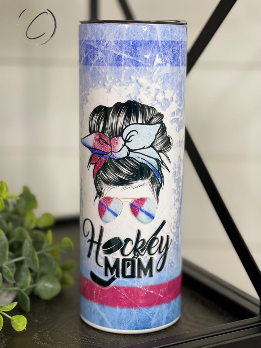 Hockey Mom 20oz Skinny Tumbler