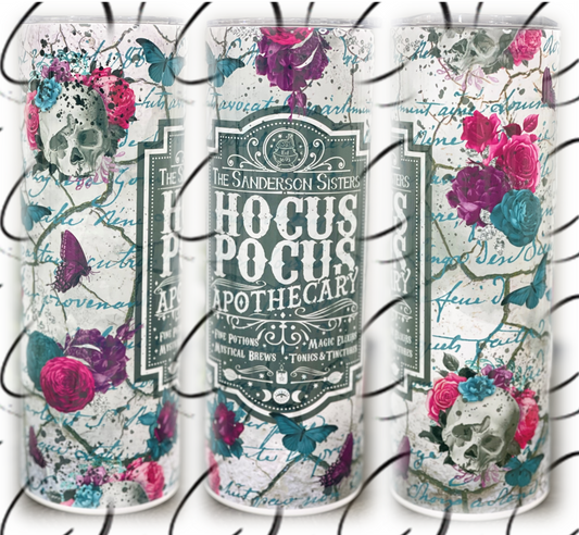 Hocus Pocus Apothecary 20oz Skinny Tumbler