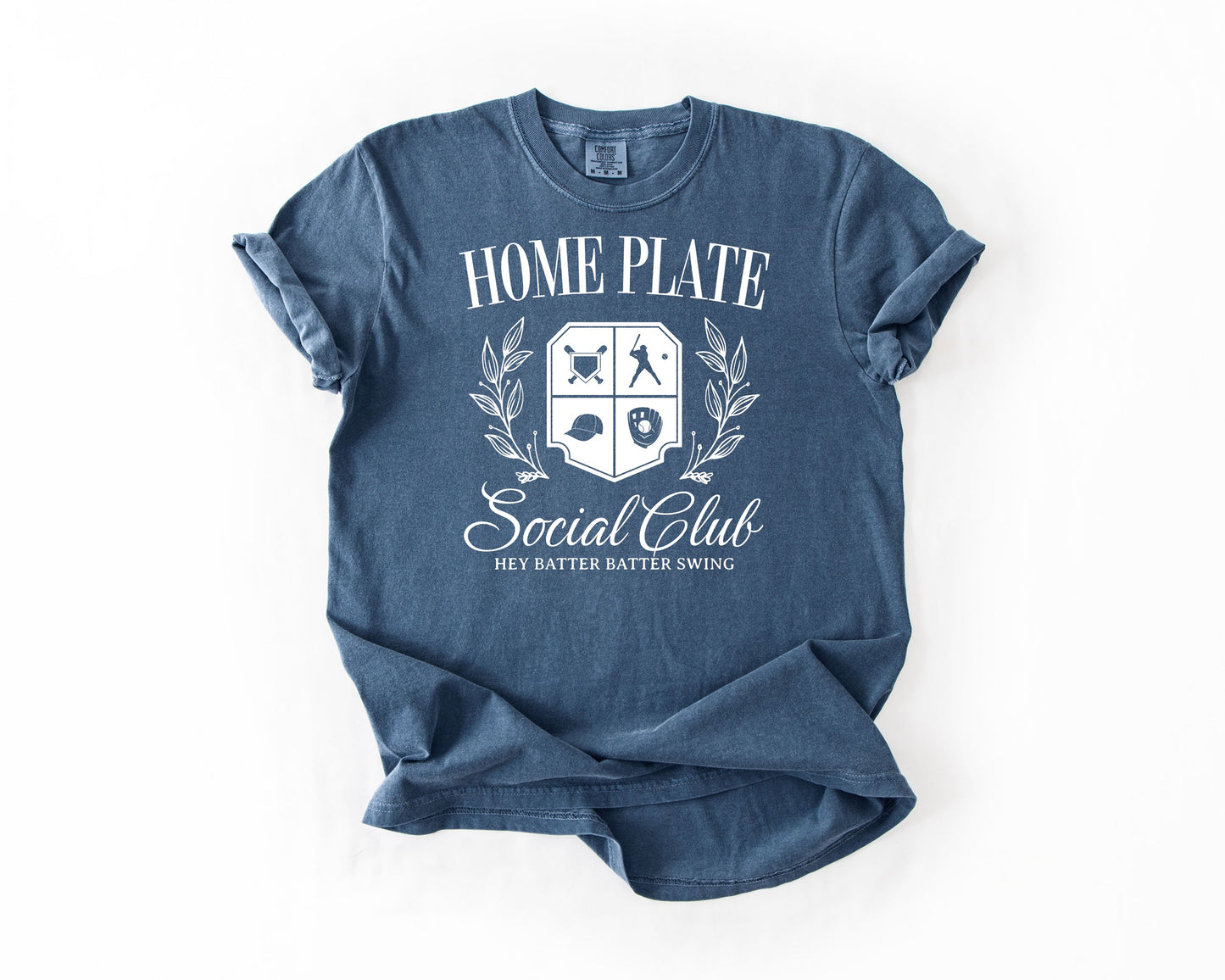 Home Plate Social Club | Graphic Tee | Baseball Sports