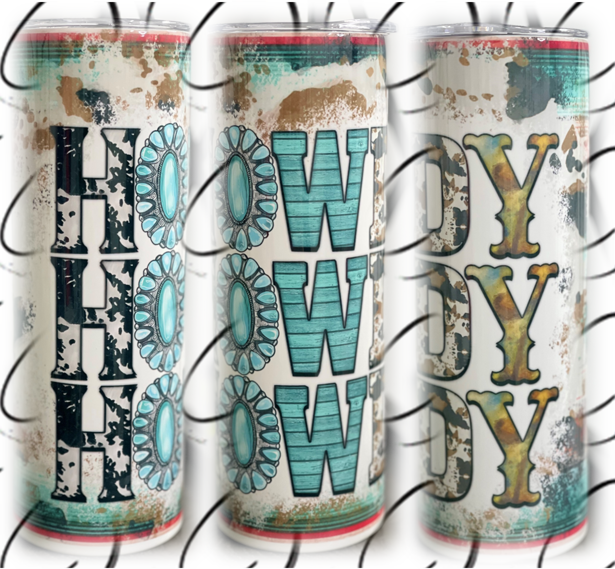 Howdy 20oz Skinny Tumbler